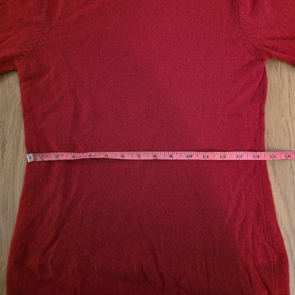 Vintage Sutton Studio Red Cashmere Sweater- M - Picture 12 of 13
